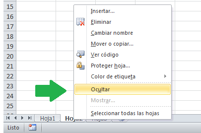 Ocultar una hoja y ponerla muy oculta Excel fácil para mi