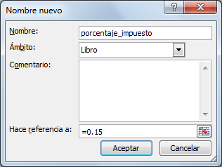 crear constante